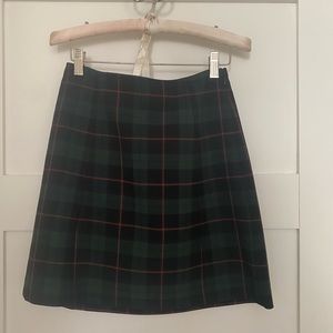 Babaton plaid skirt in size 2 - great condition